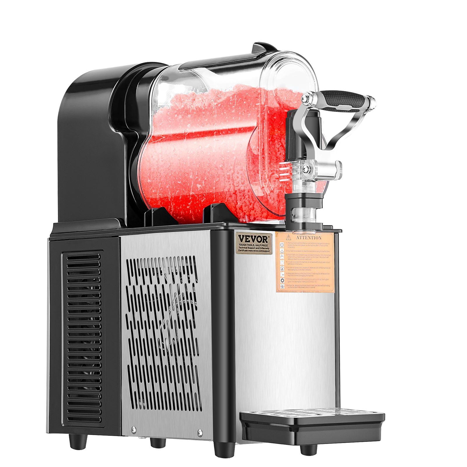 330W Slush Drink Maker - 3L Commercial Slushy Machine w/ Auto Clean & Stainless Steel Bowl