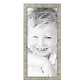 thumbnail image 2 of ArtToFrames 13" x 29" Vintage Code White Crackle Picture Frame, 13x29 inch Silver Wood Poster Frame (WOM-5250),  Pack, 2 of 7