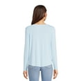 thumbnail image 3 of No Boundaries Women's Juniors Long Sleeve Washed Tee, 3 of 5