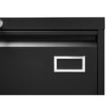 thumbnail image 6 of Black Metal Filing Cabinet with 3 Drawers and Lock Function / Keep Office Documents Secure, 6 of 6