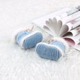 thumbnail image 3 of Baby Shoes Solid Knit Winter Toddler Infant Slip-On Warm Bed Shoes Autumn Hand Made Newborn Girls Boys Boot Fashion Cute Bowknot, 3 of 5