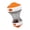 Orange, variant on lanema Rolling Food Feeder Puzzle Toy Treat Dispenser for Slow Feeding Entertainment