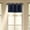 Navy, variant on 1 Panels Gray Kitchen Curtains 36 Inch Length Tier Curtains, Faux Linen Textured Small Cafe Curtains, Light Filtering Short Window Curtains for Bathroom Basement, 30x36 inch, 1PCS