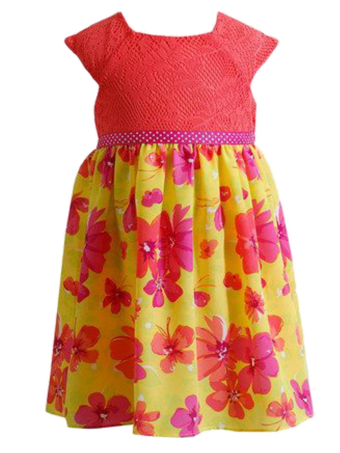 orange infant dress