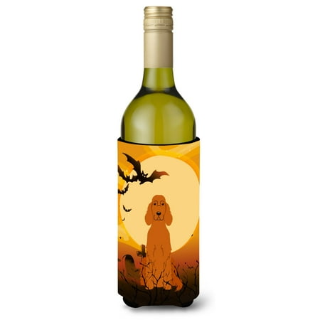 

Carolines Treasures BB4330LITERK Halloween Irish Setter Wine Bottle Beverge Insulator Hugger Wine Bottle multicolor