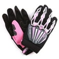 thumbnail image 3 of WOW Adult Motocross Motorcycle BMX MX ATV Dirt Bike Bicycle Skeleton Racing Gloves MXA008 Pink, 3 of 4