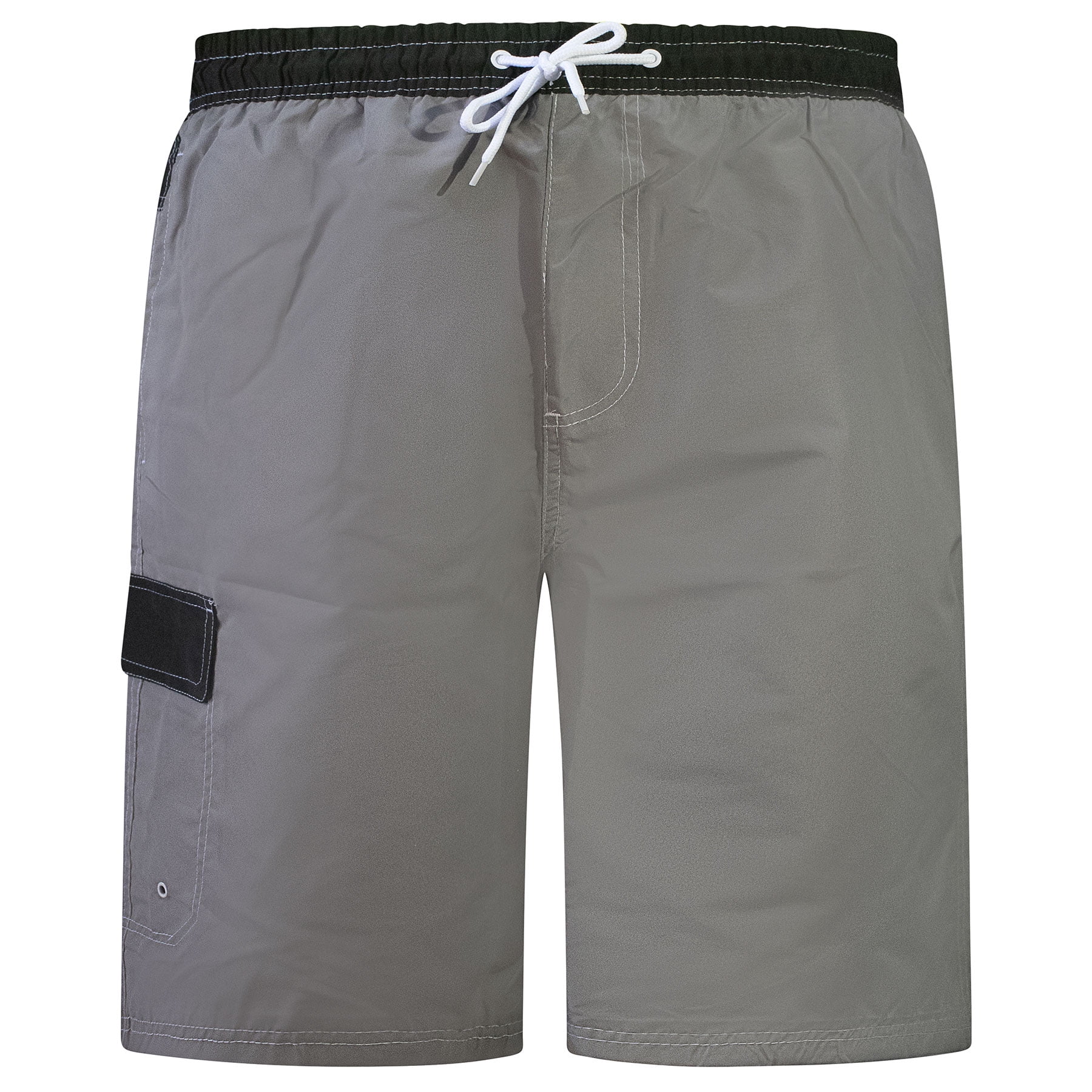 North 15 Boy's Beach Swim Trunks Shorts with Cargo Pockets-6104B