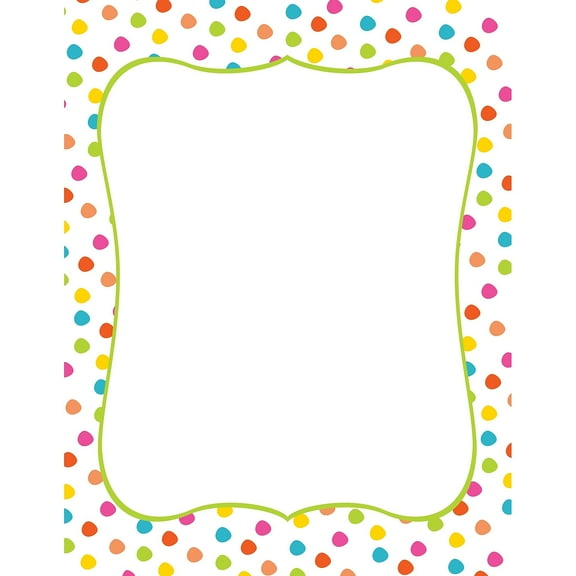 Great Papers Circus Dots Letterhead 80/Pack 2012410