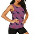 thumbnail image 2 of Sigee Leopard Print for Women's Workout Tank Top,Running Tank Tops,Sleeveless Gym Clothes, 2 of 8