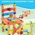 thumbnail image 2 of Herramienta De Silla De Desmontaje De Madera, Silla De Tuercas, Juguetes De Rompecabezas Para Niños, Juguetes De Bloques De Madera, Regalo Para Niños Eigraketly FN003088-00, 2 of 6