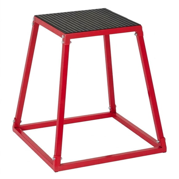 Plataforma Pliométrica de Acero – Antideslizante – Saltos y Entrenamiento Funcional – Fuerza y Agilidad – Gimnasio en Casa – Resistente – 24 Pulgadas