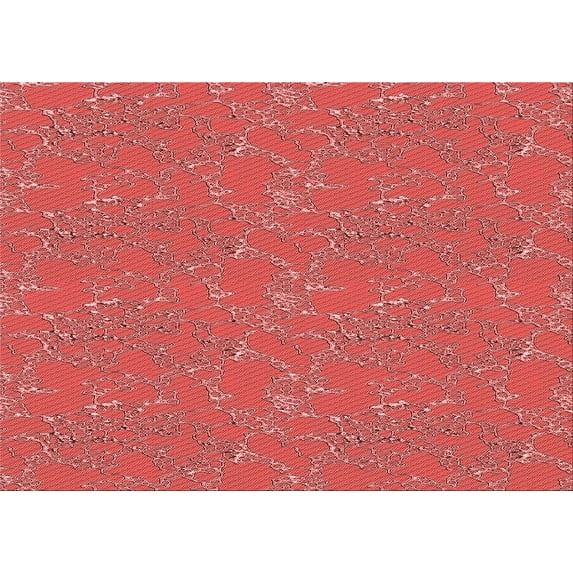 Ahgly Company Machine Washable Indoor Rectangle Transitional Red Area Rugs, 2' x 3'
