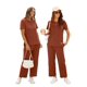 thumbnail image 4 of Conjunto de chándal de verano Outfit XIEERDUO para mujer, de 2 piezas, 4 of 5