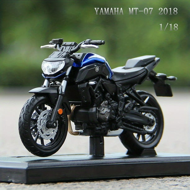 Maisto 1:18 2018 Yamaha MT07 Vehículos Estáticos Fundidos A Presión, Pasatiempos Coleccionables, Juguetes Modelo De Motocicleta