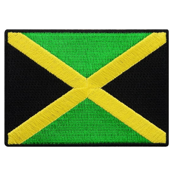 Jamaica Flag Embroidered Iron-on Patch