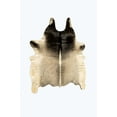 thumbnail image 4 of Natural Kobe Cowhide Rug | White/brown | 5'x7', 4 of 4