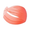 thumbnail image 2 of Headbands for Women No-Slip Stretchy Boho Hair Twist Head Bands Headwraps Short Hair Stretchy Thick Fashion Accessories, Solid Color for Mother's Day Gift Watermelon Red, 2 of 2