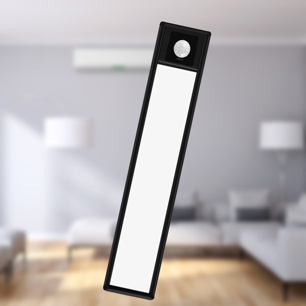 Bajo Las Luces Del Gabinete Aplique de pared con sensor de movimiento ultrafino magnético para oficina en casa (10 cm)