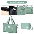 thumbnail image 3 of 5-Piece Luggage Set, 20/24/28 inch hardshell suitcases expandable duffel bag toiletry bag, Green, 3 of 7