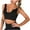 Black, variant on Christmas! Ohufall Sports Bras for Women, Women's Solid Back Seamless Shockproof Yoga Running Fitness Sports Bra