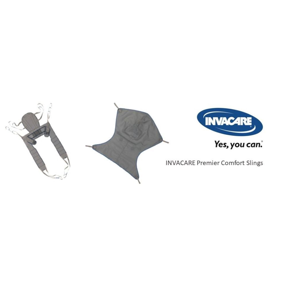 Invacare Premier Full Body Universal High Sling for Patient Lifts (Small, 500 lb, Polyester Fabric)