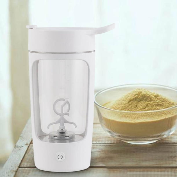 Coctelera eléctrica para proteínas, botella, vaso de licuadora, ligera, multiusos para mezclar proteínas, coctelera de gimnasio para Yoga, gimnasio y