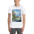 thumbnail image 4 of Basic Oversize Tees For WomenScenery Loose Boyfriend Shirts Casual Blouse round neck, 4 of 5