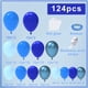 thumbnail image 2 of Kit de arcos con forma de guirnalda con globos, color azul NISOCY, 124 piezas, para decoración de fiestas, 2 of 9