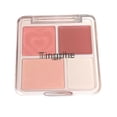thumbnail image 1 of 4 In 1 4 Colors Blush Highlight Palette Cute Pink High Rouge Expanding Cheek Plate Makeup, 1 of 6