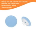 thumbnail image 5 of Uxcell 10pcs Fabric Cloth Buttons 0.5" Round Sewing Button with Shank, Sky Blue, 5 of 7