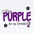 thumbnail image 2 of CafePress - I Wear Purple For My Grandpa 14 Infant Bodysuit - Baby Light Bodysuit, Size Newborn - 24 Months, 2 of 4