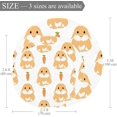 thumbnail image 2 of Lop Eared Rabbit Round Soft Area Rugs 2.6ft Anti-Slip Cute Circle Carpet for Teen Girls Room, Circular Rug for Nursery Room, Dorm, Cute Room Decor for Baby, 2 of 7