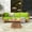Green+Teak, variant on Harper & Bright Designs Acacia Wood Outdoor Couch Set, Patio 3 Seater Sofa with Table, Patio Deep Seat Sofa with Cushions for Garden, Dark Gray+Teak