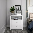 thumbnail image 5 of Prepac Calla 2-Drawer Tall Nightstand, White, 5 of 7