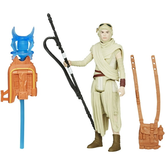Star Wars Rey (Jakku) Action Figure, Includes 2 Accessories and Projectile
