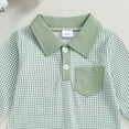thumbnail image 5 of JUMEYU Baby Clothes for Boys Toddler Boy Clothes Cute Long Sleeve Comfortable Jumpsuit Pants Outfits Sets 0 3 6 9 12 18 24 Months (Green,3-6 Months), 5 of 6