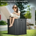 thumbnail image 5 of Dextrus Outdoor 51 Gallon Resin Deck Box, Black, 5 of 5