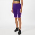 thumbnail image 4 of LIIPEE Women Leggings Summer Casual Slim Fit High Waist Leggings Solid Color Knee Length Stretchy Leggings Comfortable Soft Breathable Daily Yoga Leggings,Purple,S, 4 of 6