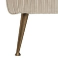 thumbnail image 6 of SAFAVIEH Couture Salome Solid Velvet Contemporary Bench, Giotto Almond, 6 of 8