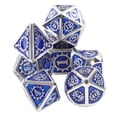 thumbnail image 4 of Dados de juego de mesa, 7 piezas de dados poliédricos, dados poliédricos coloridos, juego de mesa, dados poliédricos, claridad notable, 4 of 8