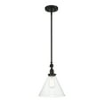 thumbnail image 3 of Drake 1-Light Pendant in Matte Black, 3 of 5