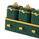 thumbnail image 5 of Mesa de doble capa, contenedor de caja para dispensadores especias, tarro de condimento duradero desmontable resistente, ahorro de Verde Macarena Tarro de especias de cerámica, 5 of 8