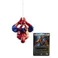 thumbnail image 3 of Marvel Legends Series Magic: The Gathering Battle-Damaged Spider-Man, Action Figure plus Exclusive Foil Trading Card, 3 of 12