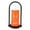Orange, variant on LED Flameless Taper Candle with Handle – Halloween Pumpkin Carrier Candle Light, Battery Operated Flickering Candlestick for Jack-O-Lantern, Safe Alternative to Real Flame
