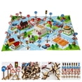 thumbnail image 3 of CIMAXIC Traffic Sign Play Mat for Education Assorted Color Synthetic Material Simulated Models Portable,33.46"X22.83"X0.04", 3 of 4