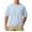 #Sky Blue, variant on Men's Color Block Short Sleeve Crew Neck Athletic T-Shirt,Black,Big Men's,Tall Men's XXL,Young Men's T-shirt