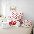 thumbnail image 6 of Manfei Christmas Tree 7-Piece Twin Bedding Sets,Merry Xmas Bedding Comforter Set,Red Snowflake Sheet Sets For Girl,Luxury Bedroom Decor, 6 of 8