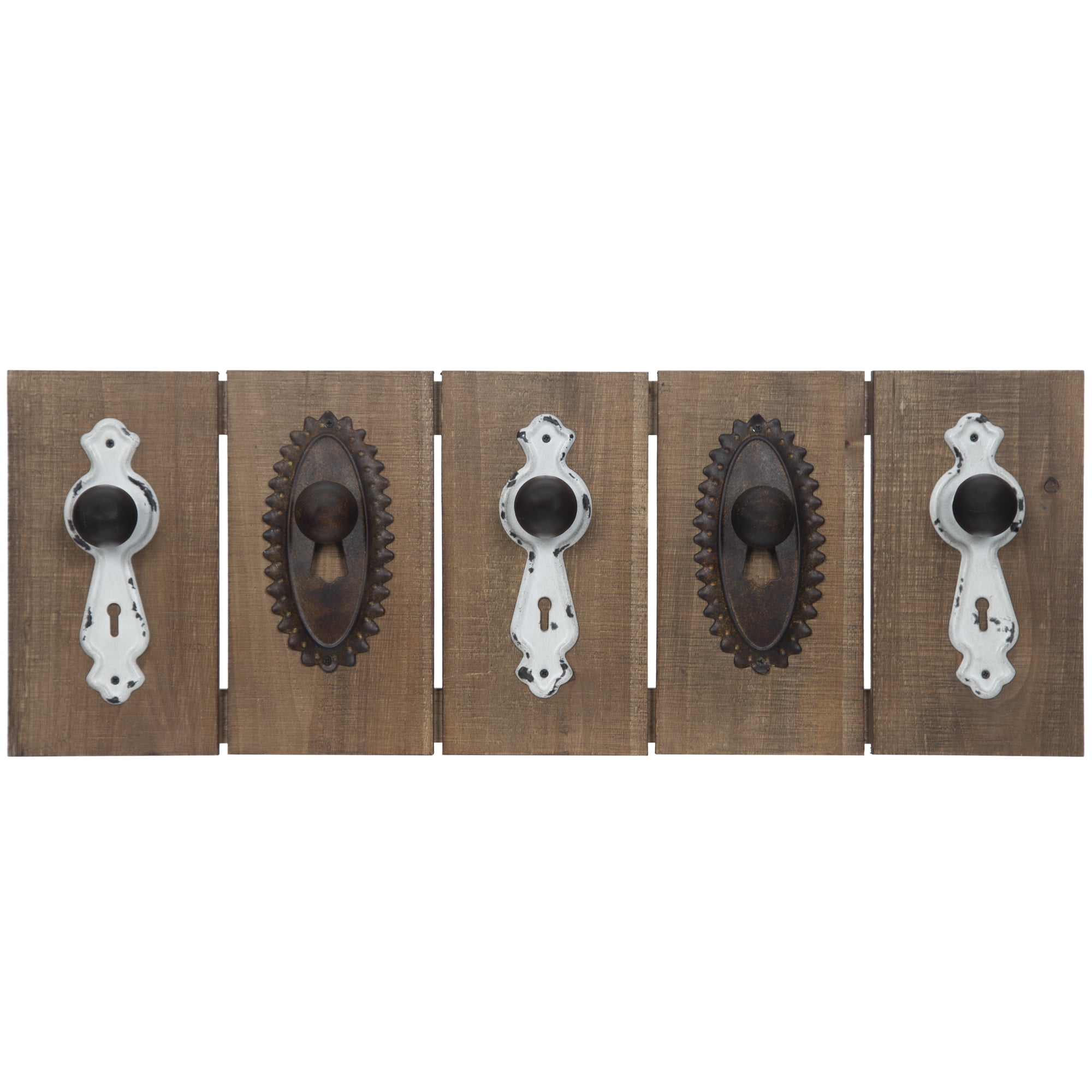 Gallery Solutions Antique Door Knob Wall Hook Coat Rack