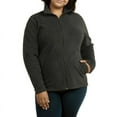 thumbnail image 7 of Women’s Polar Fleece Jacket with Pockets Full Zip Up S-3XL Regular & Plus Long Sleeve Lightweight Warm Coat Spring Fall Winter Activewear Womenswear, 7 of 7