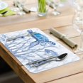 thumbnail image 6 of Wipe-Clean Reversible Decofoam Placemats, Indigo Coastal, Set of 2, Made in The USA, 6 of 6